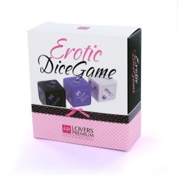 LoversPremium Dice Game zestaw kości do gry, woreczek, napisy EN