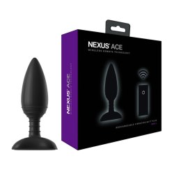Nexus Ace S - wibrująca maszyna intymna, sterowanie pilotem, czarna