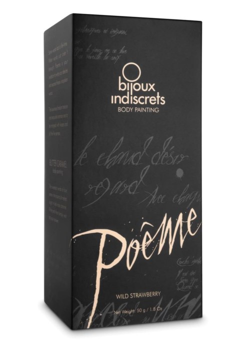 Bijoux Indiscrets Poeme Wild Strawberry pisak do ciała 50ml truskawka Bijoux Indiscrets Poeme Wild Strawberry pisak do ciała 50ml truskawka