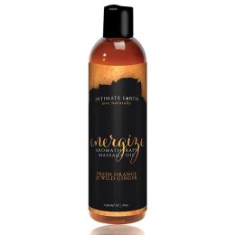 Intimate Earth Energize Olejek do masażu pomarańcza-imbirowy 240ml