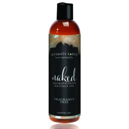 Intimate Earth Massage Oil Naked 120ml bezzapachowy olejek organiczny