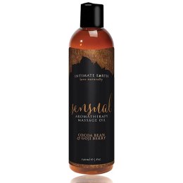 Intimate Earth Sensual Olejek do masażu 240ml kakao & jagody goji