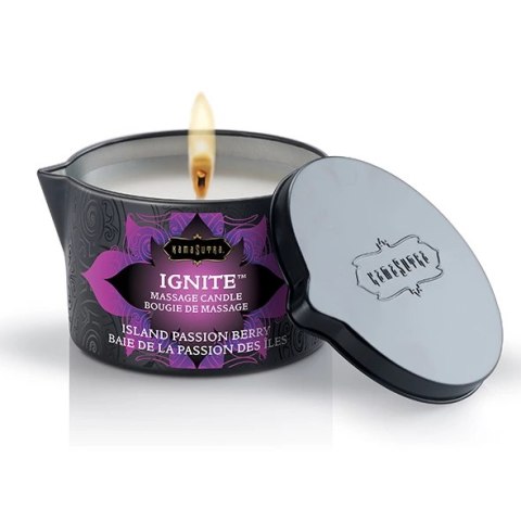 Kama Sutra Ignite Island Passion Berry świeca do masażu 170g Kama Sutra Ignite Island Passion Berry świeca do masażu 170g