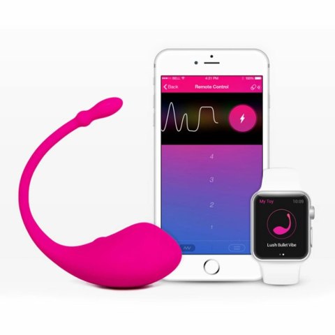 Lovense Lush Bullet - Inteligentny system wibracyjny Bluetooth, rożowy Lovense Lush Bullet - Inteligentny system wibracyjny Bluetooth, rożowy