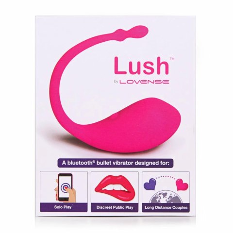 Lovense Lush Bullet - Inteligentny system wibracyjny Bluetooth, rożowy Lovense Lush Bullet - Inteligentny system wibracyjny Bluetooth, rożowy