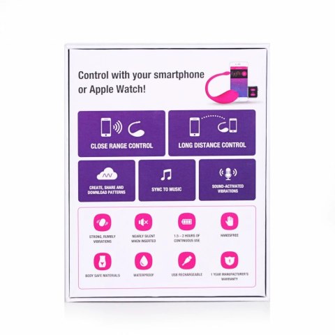 Lovense Lush Bullet - Inteligentny system wibracyjny Bluetooth, rożowy Lovense Lush Bullet - Inteligentny system wibracyjny Bluetooth, rożowy