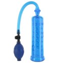 XLsucker Blue - pompka prożniowa do powiększania, cylinder 19,5x5cm