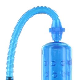 XLsucker Blue - pompka prożniowa do powiększania, cylinder 19,5x5cm