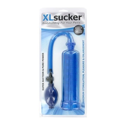 XLsucker Blue - pompka prożniowa do powiększania, cylinder 19,5x5cm XLsucker Blue - pompka prożniowa do powiększania, cylinder 19,5x5cm