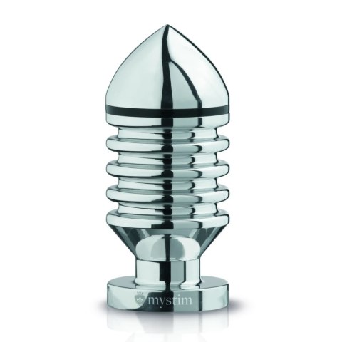 Mystim Hector Helix L aluminiowy plug do elektrostymulacji 11,5 cm Mystim Hector Helix L aluminiowy plug do elektrostymulacji 11,5 cm