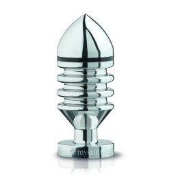 Mystim Hector Helix S - Aluminiowy Plug Anatomiczny Bipolarny S
