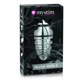 Mystim Hector Helix S - Aluminiowy Plug Anatomiczny Bipolarny S