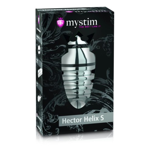 Mystim Hector Helix S - Aluminiowy Plug Anatomiczny Bipolarny S Mystim Hector Helix S - Aluminiowy Plug Anatomiczny Bipolarny S