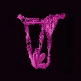 Realov Lydia I Purple - wibrujący motylek, sterowanie smartfonem, silikon