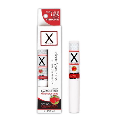 Sensuva X On The Lips Strawberry balsam do ust z feromonami 2g