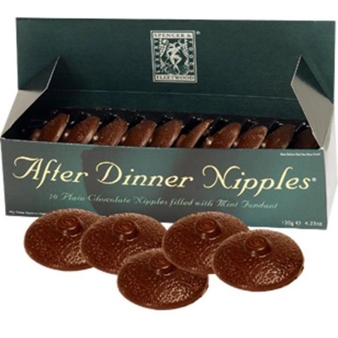 Spencer & Fleetwood After Dinner Nipples czekoladki z miętowym nadzieniem 72g