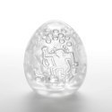 Tenga Egg Keith Haring Dance - elastyczna nakładka intymna 1 szt.