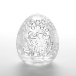 Tenga Egg Keith Haring Dance - elastyczna nakładka intymna 1 szt.