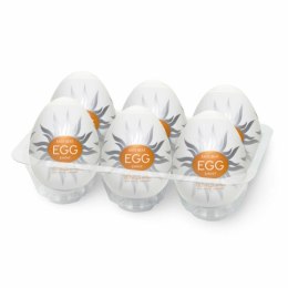 Tenga Egg Shiny Zestaw 6 sztuk - silikonowy model elastyczny