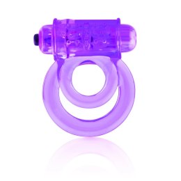 The Screaming O DoubleO 6 Purple - Podwojny pierścień wibrujący silikonowy