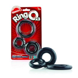 The Screaming O RingO 3-Pack zestaw elastycznych pierścieni intymnych SEBS