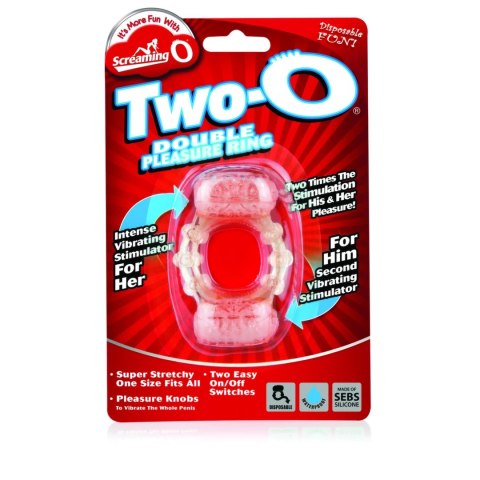 The Screaming O Two-O pierścień silikonowy z dwoma wibracjami The Screaming O Two-O pierścień silikonowy z dwoma wibracjami