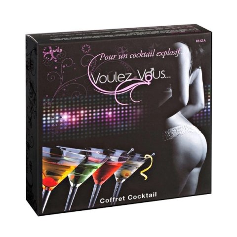 Voulez-Vous Gift Box Cocktails - Zestaw kosmetykow i akcesoriow do masażu Voulez-Vous Gift Box Cocktails - Zestaw kosmetykow i akcesoriow do masażu