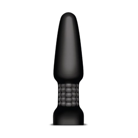 B-Vibe Rimming Plug 2 Black - bezprzewodowy system rotacyjny, silikon B-Vibe Rimming Plug 2 Black - bezprzewodowy system rotacyjny, silikon