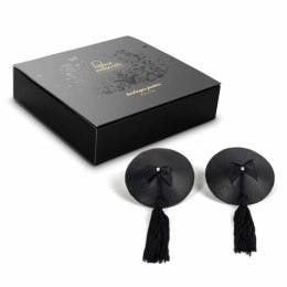 Bijoux Indiscrets Burlesque Pasties Black czarne nakładki ozdobne