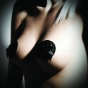 Bijoux Indiscrets Burlesque Pasties Bow czarne nakładki dekoracyjne
