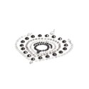 Bijoux Indiscrets Flamboyant Black & Silver - Kryształki dekoracyjne na ciało