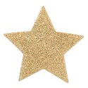 Bijoux Indiscrets Flash Star Gold - Złote naklejki dekoracyjne wielorazowe
