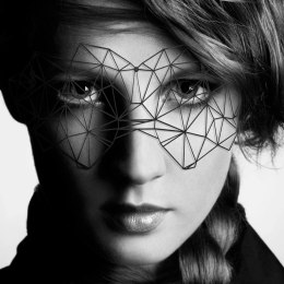 Bijoux Indiscrets Kristine Eyemask elegancka maska na oczy czarna