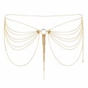 Bijoux Indiscrets Magnifique Waist Jewelry Gold - złoty pas z łańcuszkow