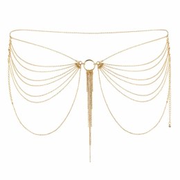Bijoux Indiscrets Magnifique Waist Jewelry Gold - złoty pas z łańcuszkow