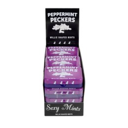 Candyprints Peppermint Peckers Mini miętowki w metalowym opakowaniu 45g