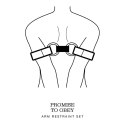 Fifty Shades of Grey Arm Restraints - Regulowane kajdanki na ramiona, uniwersalny rozmiar