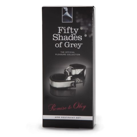 Fifty Shades of Grey Arm Restraints - Regulowane kajdanki na ramiona, uniwersalny rozmiar Fifty Shades of Grey Arm Restraints - Regulowane kajdanki na ramiona, uniwersalny rozmiar
