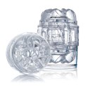 Fleshlight Quickshot Vantage - kompaktowa maszyna intymna, transparentna