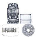 Fleshlight Quickshot Vantage - kompaktowa maszyna intymna, transparentna