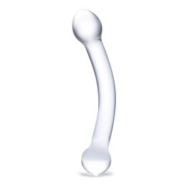 Glas Curved G-Spot Stimulator szkło borokrzemowe 17 cm przezroczysty