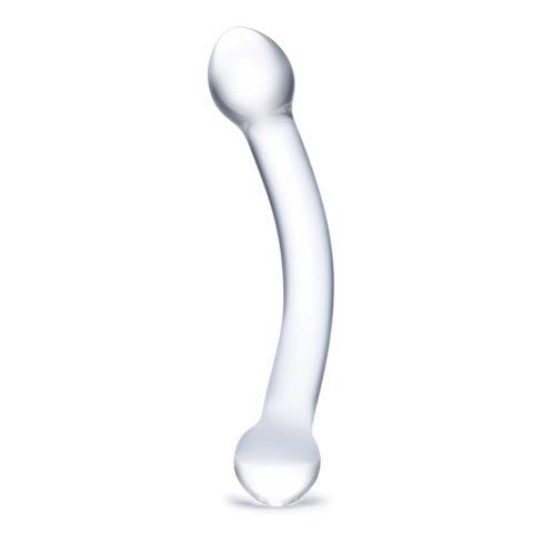 Glas Curved G-Spot Stimulator szkło borokrzemowe 17 cm przezroczysty