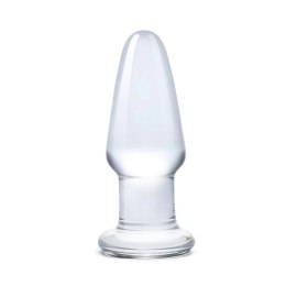 Glas Plug szklany 8,9 cm - model borokrzemowy, uniwersalny rozmiar