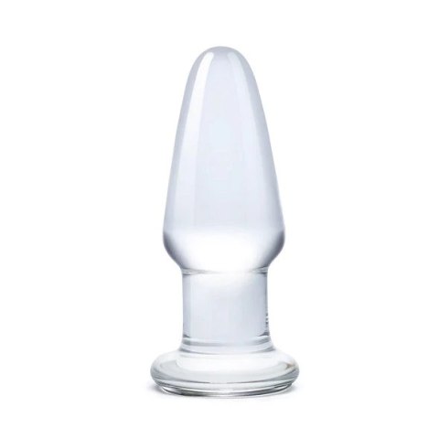 Glas Plug szklany 8,9 cm - model borokrzemowy, uniwersalny rozmiar