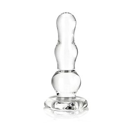 Glas Plug szklany 9,5 cm - model z borokrzemowego szkła, transparentny