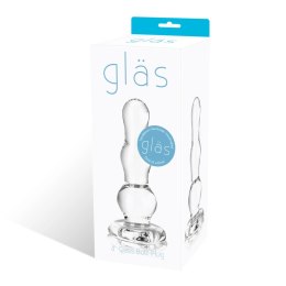 Glas Plug szklany 9,5 cm - model z borokrzemowego szkła, transparentny