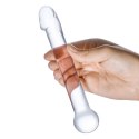 Glas Realistic Head - szklany model intymny, borokrzemowe szkło 17 cm