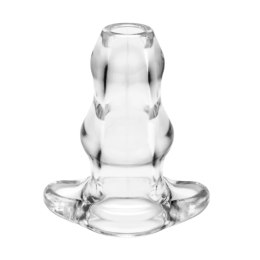 Perfect Fit Double Tunnel Plug Large Clear - anatomiczna zatyczka tunelowa duża