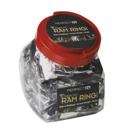 Perfect Fit Ram Ring Black - elastyczny pierścień, zestaw 50 sztuk