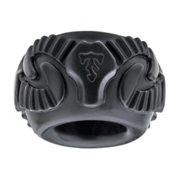 Perfect Fit Ram Ring Black - stylowy pierścień anatomiczny czarny